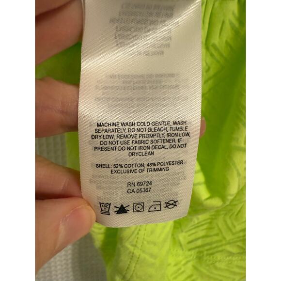 Columbia NWT Women's S See Through You Sheer Burnout Peplum Short Sleeve Top - Picture 9 of 11